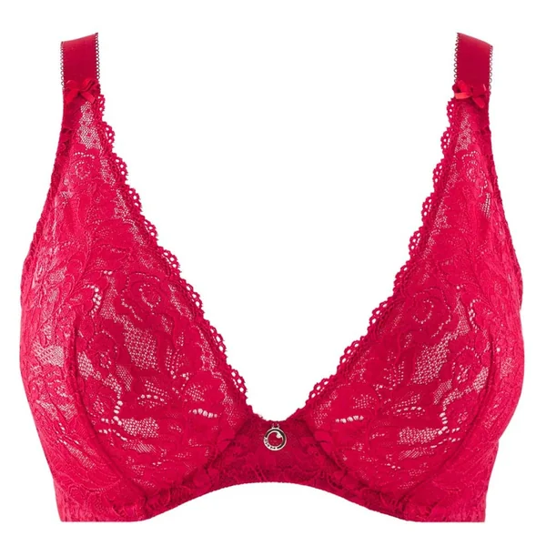 Soutien-gorge plongeant confort armatures Aubade ROSESSANCE gala Aubade Rosessence