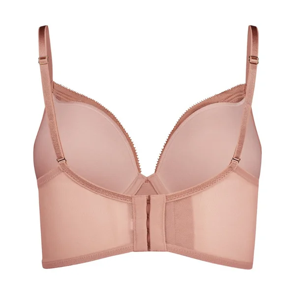 Soutien-gorge plongeant longline rembourré - Blush rose Gossard Encore