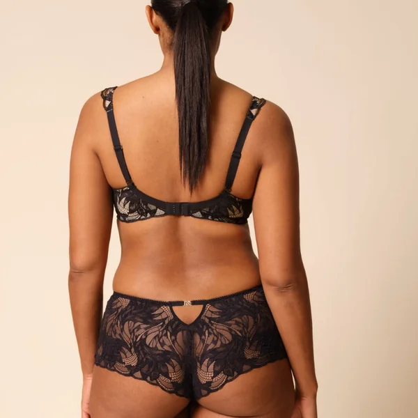 Soutien-gorge plongeant rembourré - Noir Gossard