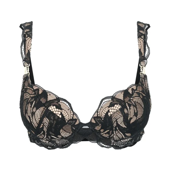 Soutien-gorge plongeant rembourré - Noir Gossard