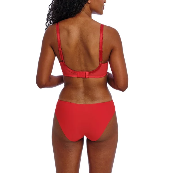 soutien-gorge Plongeant rouge vernis Freya