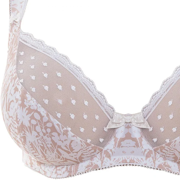 Soutien-gorge plongeant à armatures Blanc FEARNE Freya