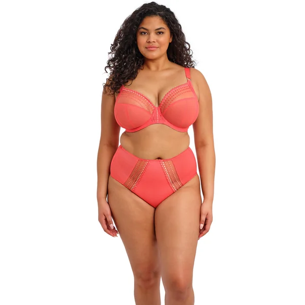 Soutien-gorge plongeant à armatures corail Elomi MATILDA