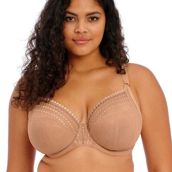 Soutien-gorge plongeant à armatures marron Elomi MATILDA