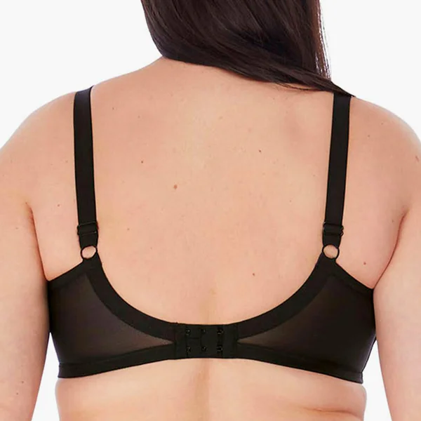 Soutien-gorge plongeant à armatures - Noir Elomi Sachi