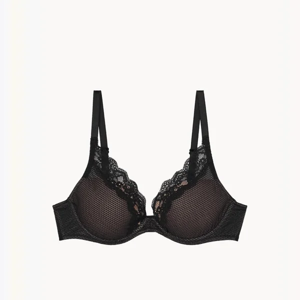 Soutien-gorge plongeant à armatures - Noir Passionata Brooklyn