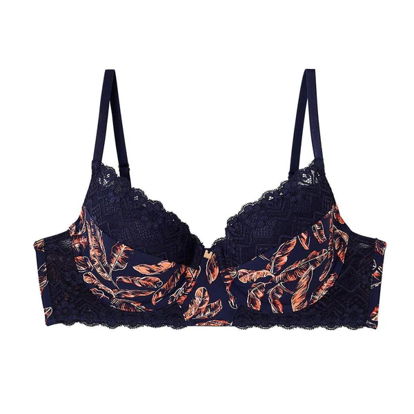Soutien-gorge push-up armatures Pomm Poire YAOUNDE Bleu Camille Cerf x Pomm Poire