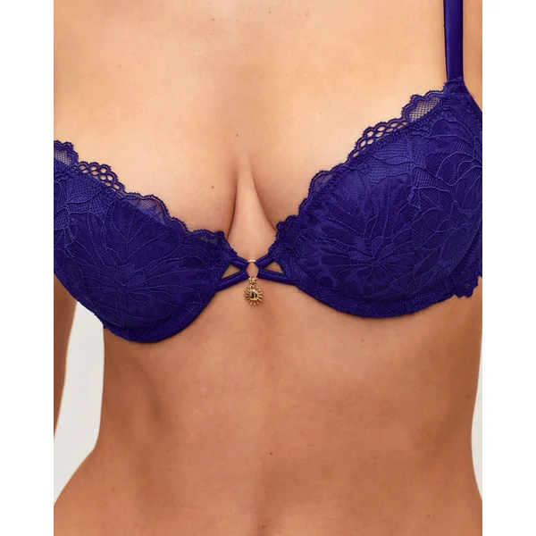 Soutien-gorge push-up en dentelle bijou soleil