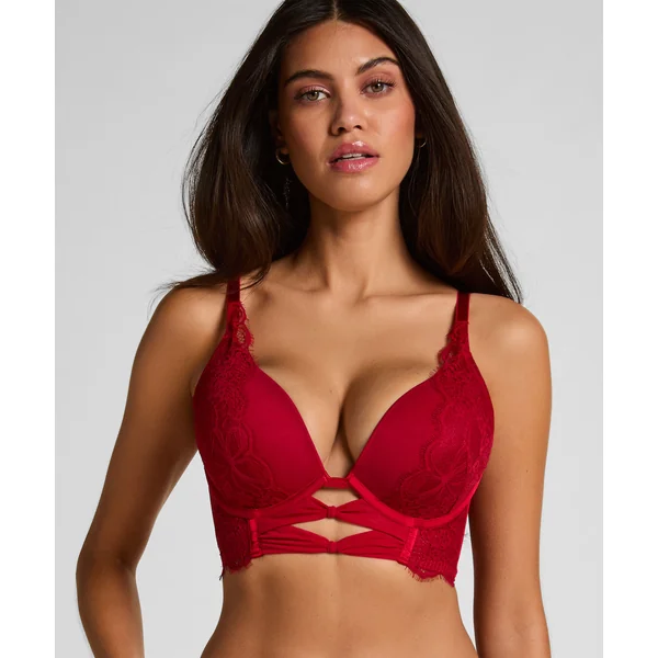 Soutien-gorge push-up Longline Marianna - Rouge