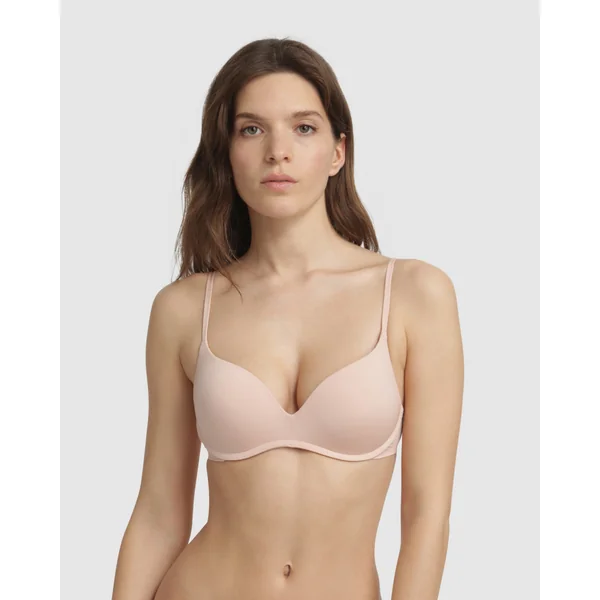 Soutien-gorge push-up sans armatures - Beige Dim Invisifree