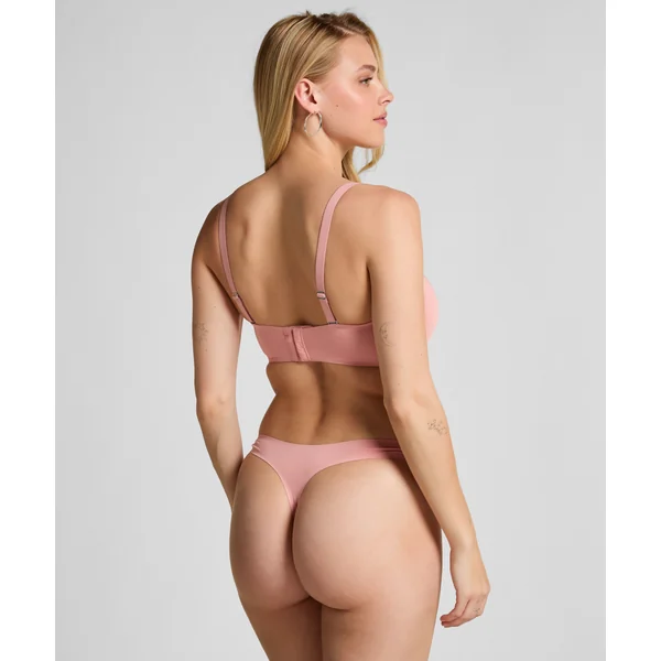 Soutien-gorge push-up sans bretelles à armatures préformé Smooth - Rose