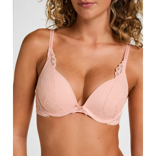 Soutien-gorge push-up à armatures préformé Isadora - Rose