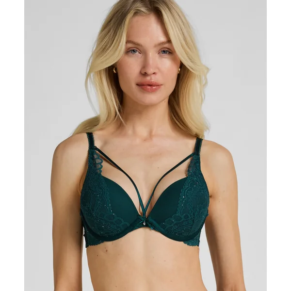 Soutien-gorge push-up à armatures préformé Isadora - Vert