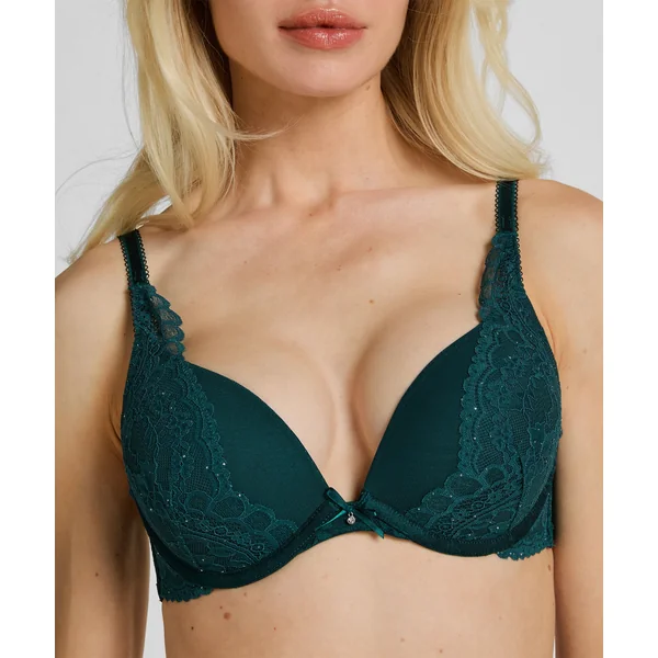Soutien-gorge push-up à armatures préformé Isadora - Vert