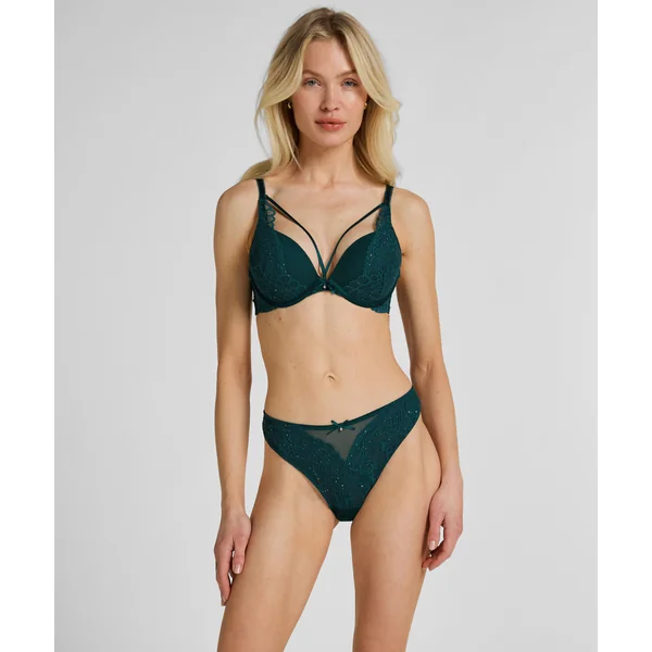 Soutien-gorge push-up à armatures préformé Isadora - Vert
