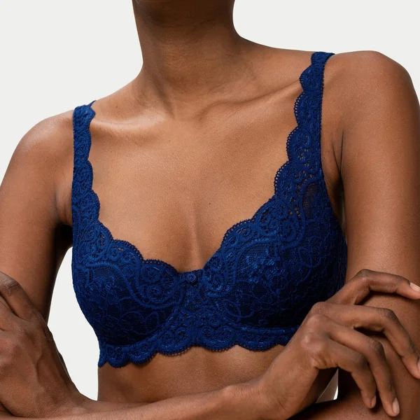 Soutien-gorge rembourré avec armatures bleu marine Triumph Amourette 300