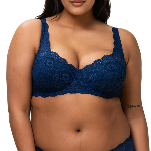 Soutien-gorge rembourré avec armatures bleu marine Triumph Amourette 300