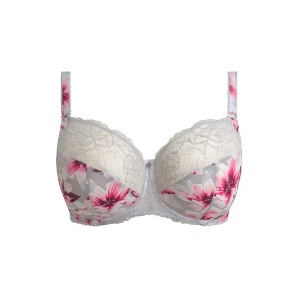 Soutien-gorge Renfort latéral Blanc à motifs fleuris Fantasie