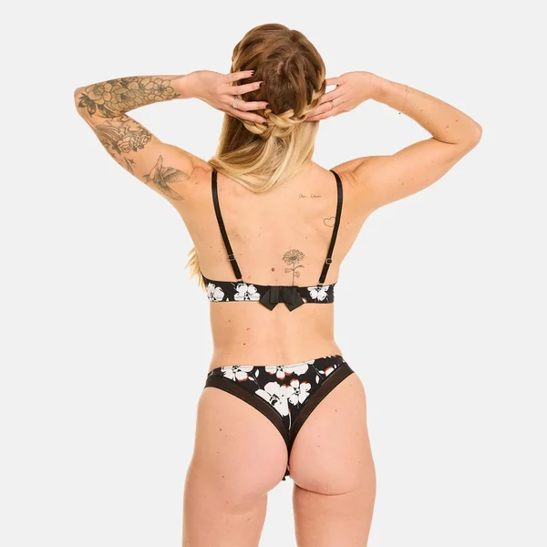 Soutien-gorge sans armatures coques souples noir Cookie Camille Cerf x Pomm Poire