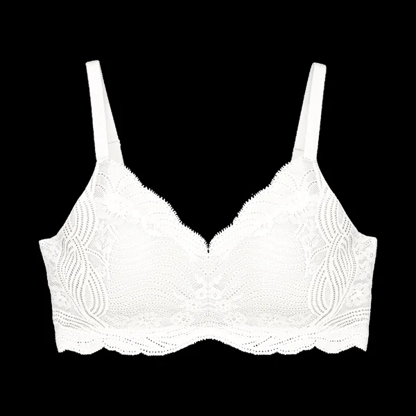 Soutien-gorge sans armatures en dentelle - Blanc Triumph