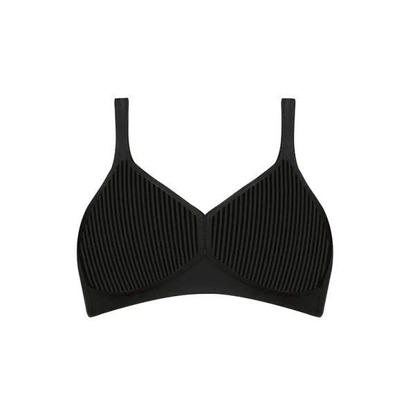 Soutien-gorge sans armatures - noir Modern Soft+Cotton N en coton Triumph