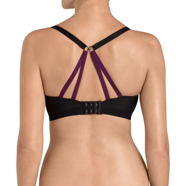 Soutien-gorge sans armatures noir Triaction Free Motion N EX Triumph