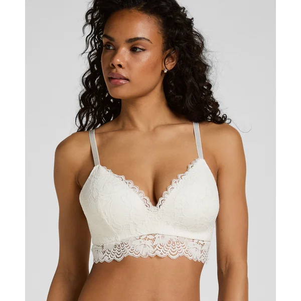 Soutien-gorge sans armatures préformé Andrea - Blanc