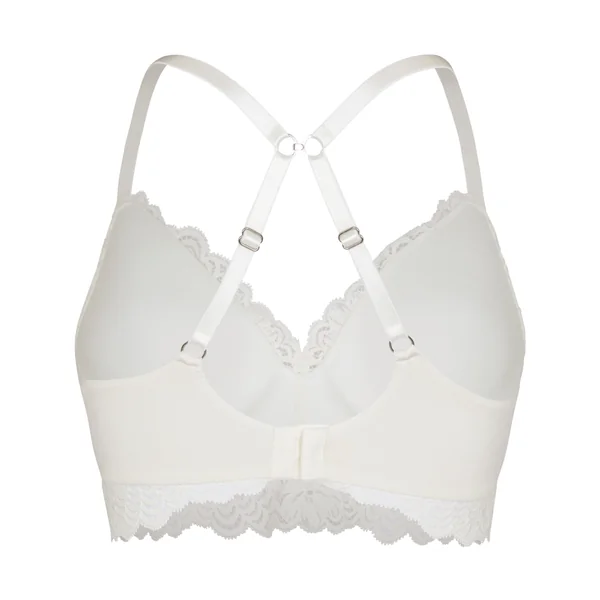 Soutien-gorge sans armatures préformé Andrea - Blanc