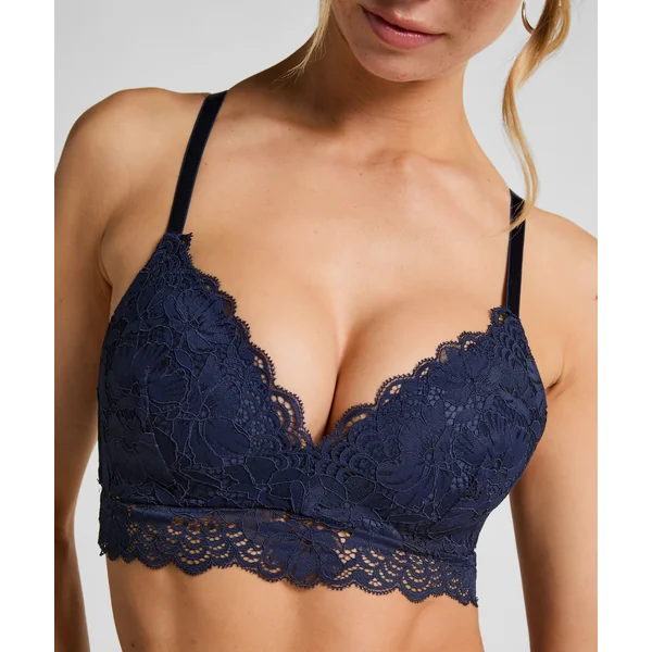Soutien-gorge sans armatures préformé Andrea - Bleu