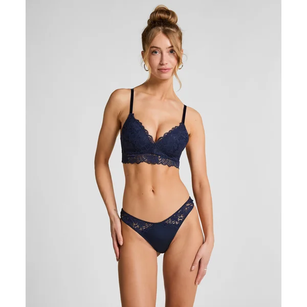 Soutien-gorge sans armatures préformé Andrea - Bleu