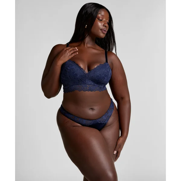 Soutien-gorge sans armatures préformé Andrea - Bleu