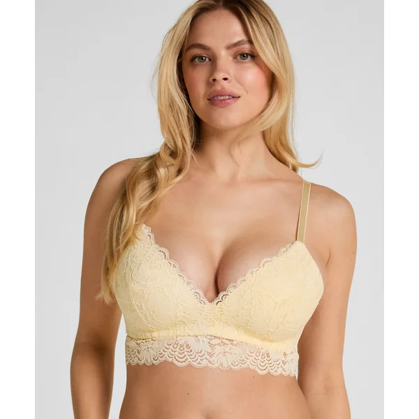 Soutien-gorge sans armatures préformé Andrea - Jaune