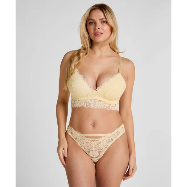 Soutien-gorge sans armatures préformé Andrea - Jaune