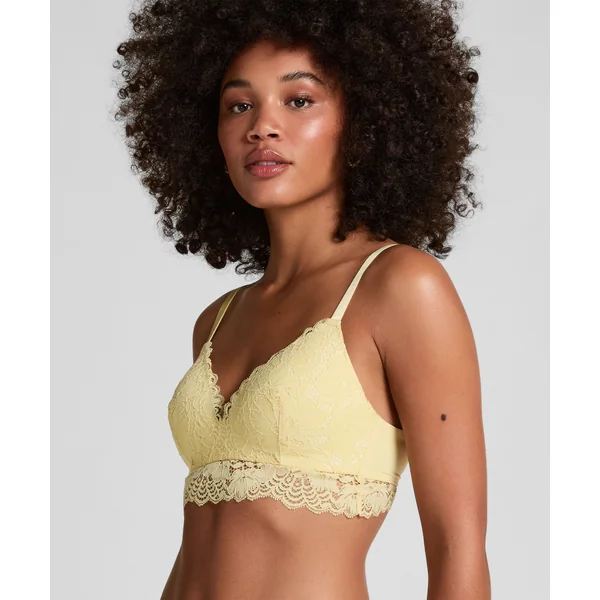 Soutien-gorge sans armatures préformé Andrea - Jaune
