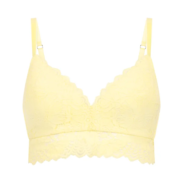Soutien-gorge sans armatures préformé Andrea - Jaune