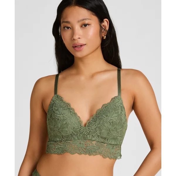 Soutien-gorge sans armatures préformé Andrea - Vert
