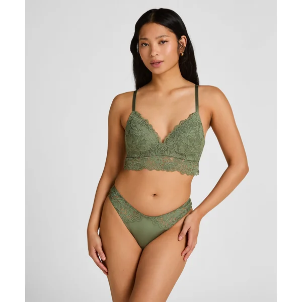 Soutien-gorge sans armatures préformé Andrea - Vert