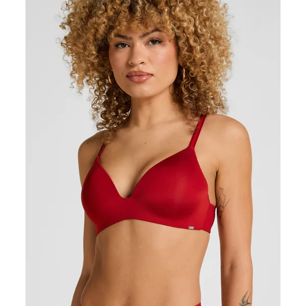 Soutien-gorge sans armatures préformé Mona - Rouge