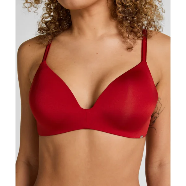 Soutien-gorge sans armatures préformé Mona - Rouge