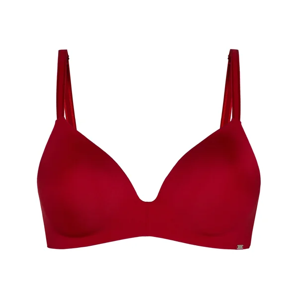 Soutien-gorge sans armatures préformé Mona - Rouge