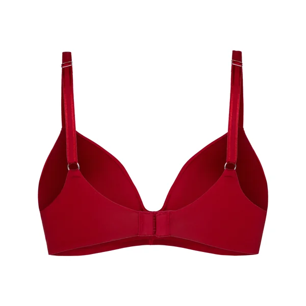 Soutien-gorge sans armatures préformé Mona - Rouge