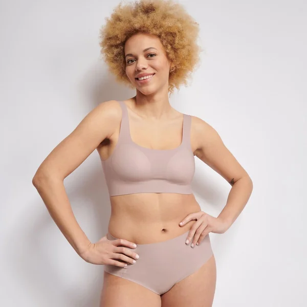 Soutien-gorge sans armatures rose clair Sloggi