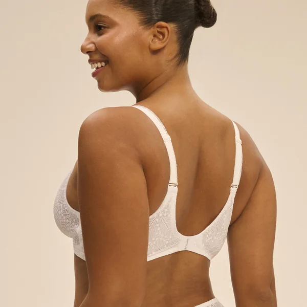 Soutien-gorge sans-armatures structuré Blanc Simone Pérèle