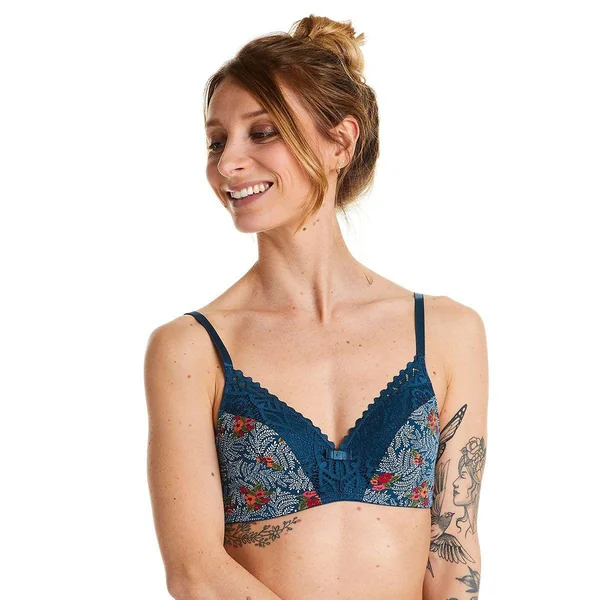 Soutien-gorge souple - Bleu Pomm Poire
