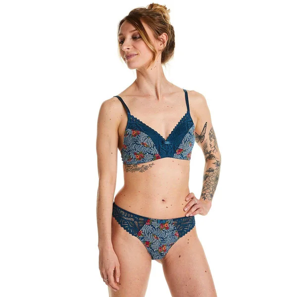 Soutien-gorge souple - Bleu Pomm Poire