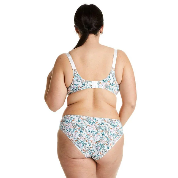 Soutien-gorge souple ivoire/orange Elena blanc Pomm Poire