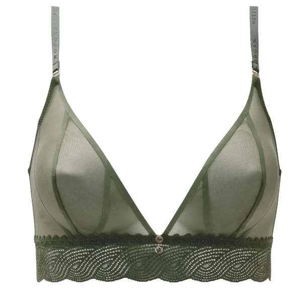 Soutien-gorge souple kaki Lorie vert Morgan Lingerie