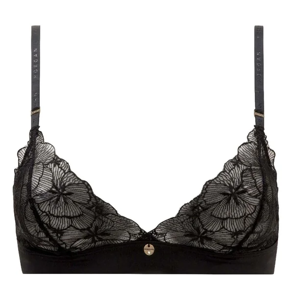 Soutien-gorge souple noir Amandine Morgan Lingerie