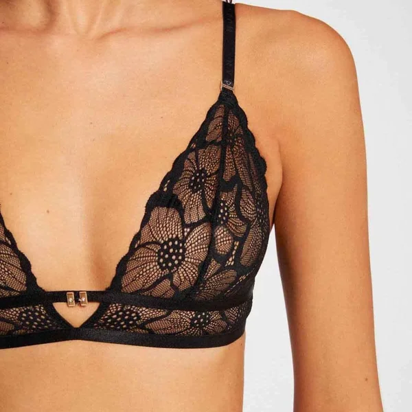 Soutien-gorge souple noir Ophélie Morgan Lingerie
