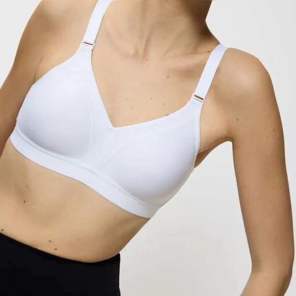 Soutien-gorge sport sans armatures blanc Triumph